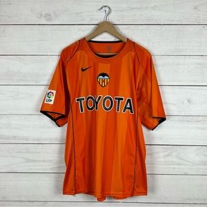 Vintage Nike Valencia Spain Soccer Jersey XL